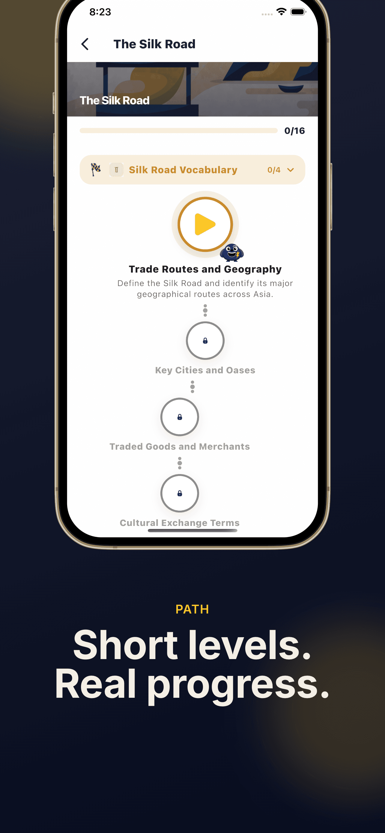 PikaLearn screen 3