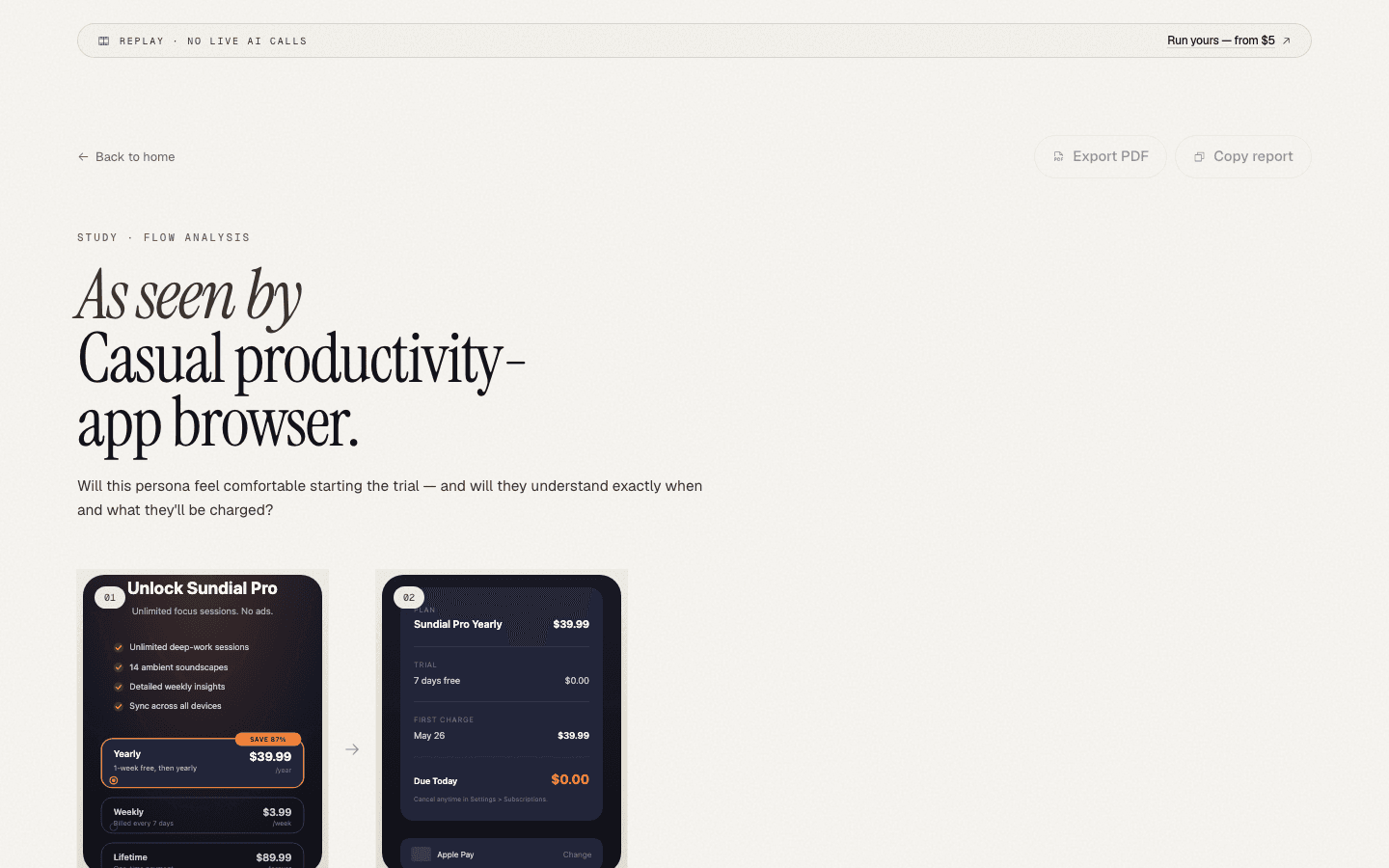 UXRBuddy sample study read